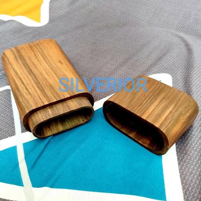 Tabung Kotak Tempat Simpan Cerutu Hipflask 3 Slot