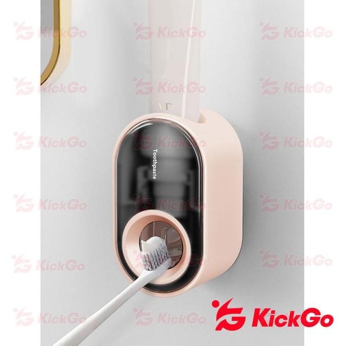 Kickgo Dispenser Pasta Gigi Otomatis Tempat Pasta Gigi Dispenser Odol Gigi Manual Dispenser Pasta Gi