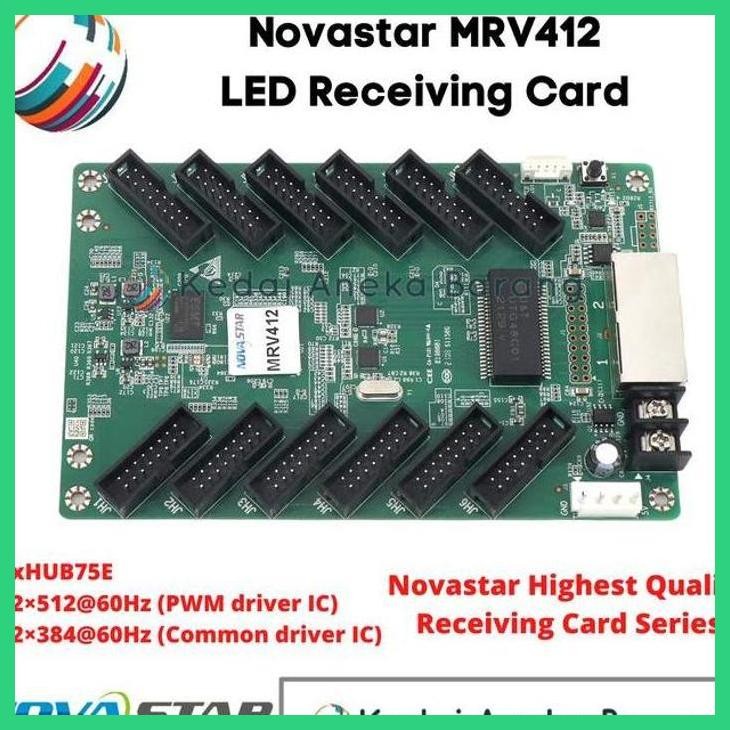 DISCOUNT NOVASTAR MRV412 LED RECEIVING CARD RC VIDEOTRON HUB75 MRV336 MRV330 SIAP KIRIM