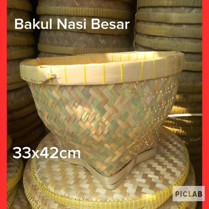 Bakul Nasi Bambu Besar