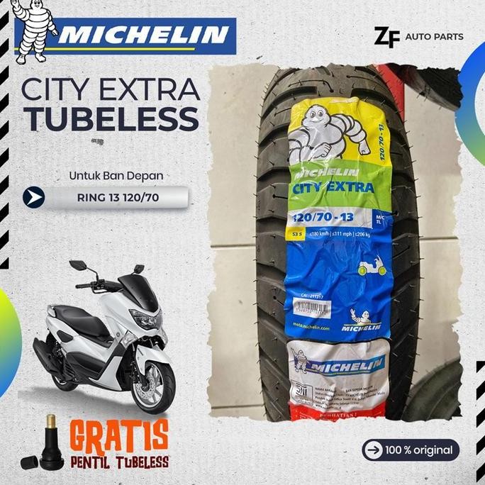 Ban Motor Nmax Michelin City Extra Ring 13 Tubeless Depan Belakang Nmax