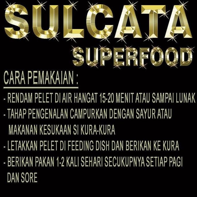 10KG SULCATA SUPERFOOD SULKATA MAKANAN KURA-KURA DARAT CENTHROCHELYS SULCATA TORTOISE FOOD ADULT BAB