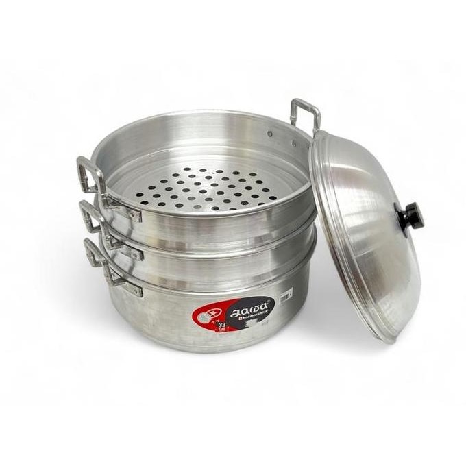 Promo LANGSENG 33/3 CM MP / PANCI KUKUS SUSUN 3 MASPION / PANCI STEAMER MASPION COD