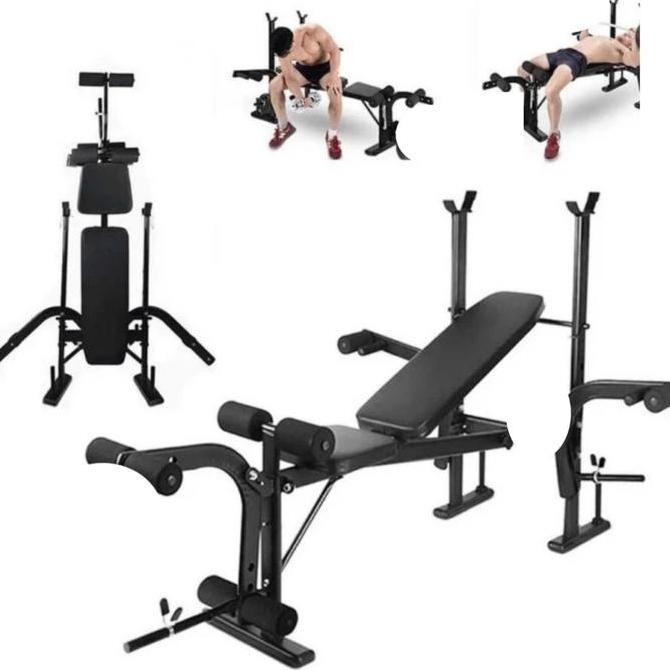 TERMURAH - Kursi Gym Sit Up Bench Press Fitness Station