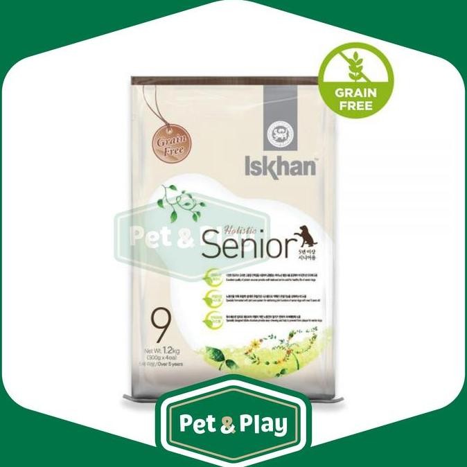 Iskhan Dog Food Grainfree 9 Senior / Dog Dry Food