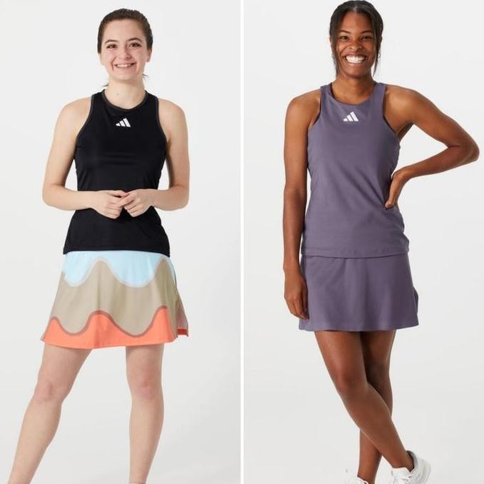 adidas rok tenis wanita skort dengan shorts Dalam 100% Asli rok tenis padel