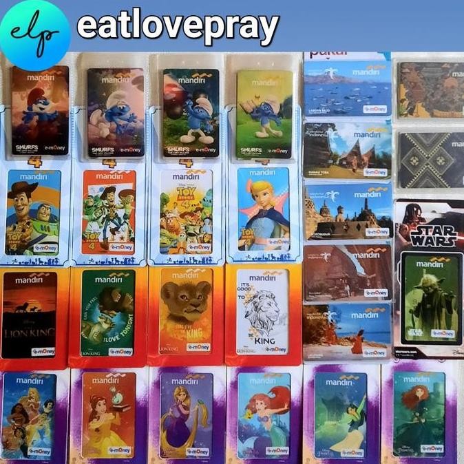 KARTU eMONEY eTOLL MANDIRI / E- Money E- Toll Card