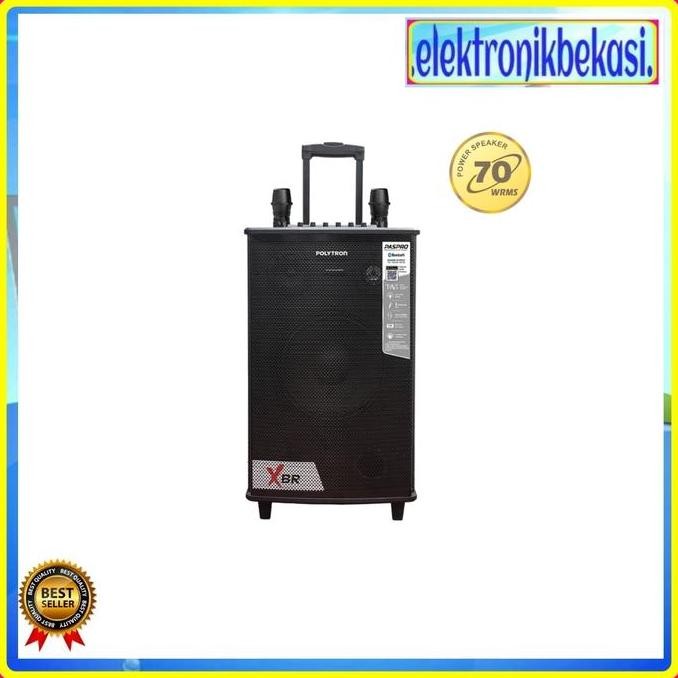 BEBAS ONGKIR - SPEAKER PORTABLE POLYTRON PAS PRO 15F7 / WIRELESS POLYTRON PAS PRO 15F7 / POLYTRON SP
