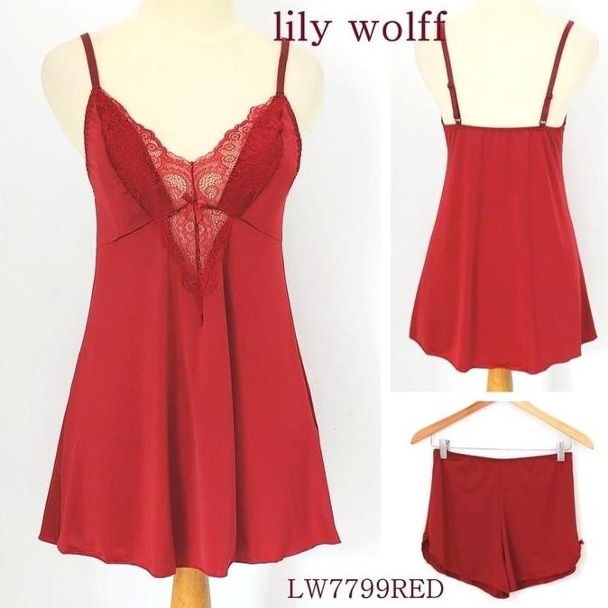 LINGERIE LILY WOLFF BAJU TIDUR SEXY (VICTORIA SECRET KIMONO LA SENZA