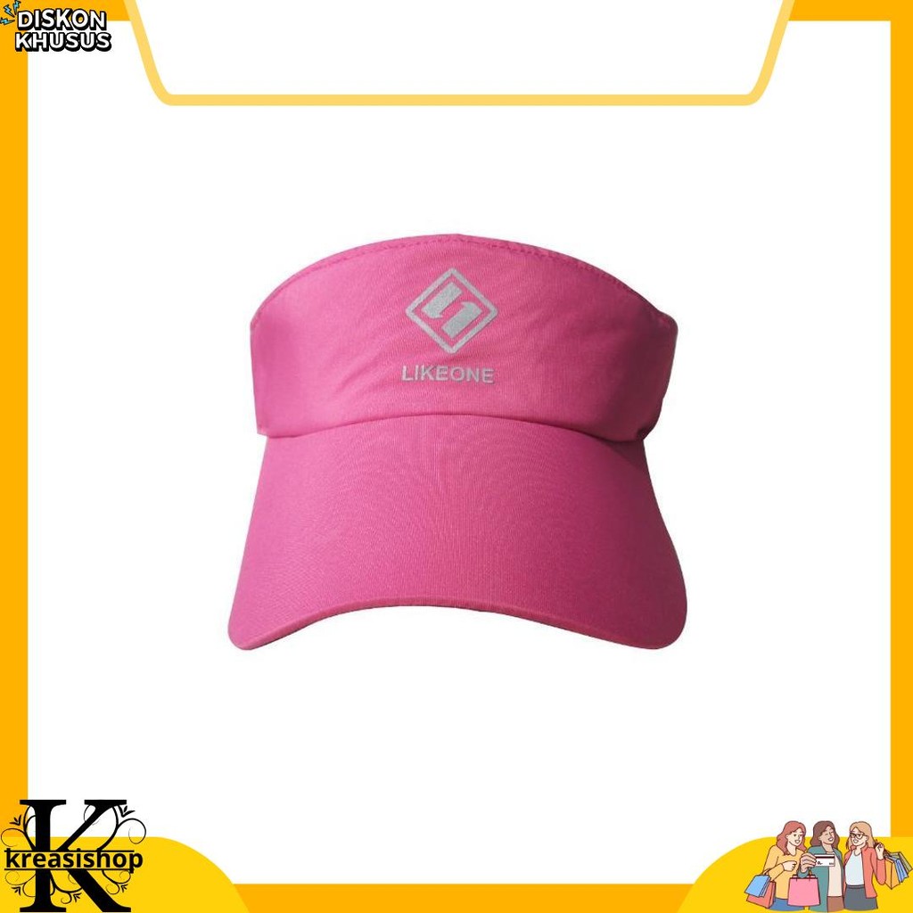 Baru topi senam wanita topi sport wanita  topi zumba  topi sport polos wanita