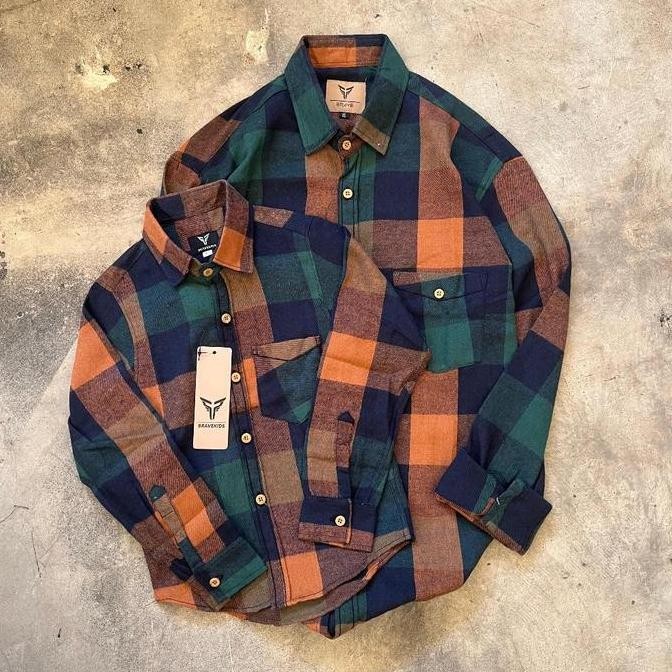 COUPLE KEMEJA FLANEL AYAH DAN ANAK
