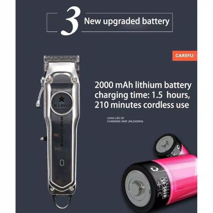 Kemei Km-1996 Profesional Barber Kemei 1996 Alat Cukur Rambut