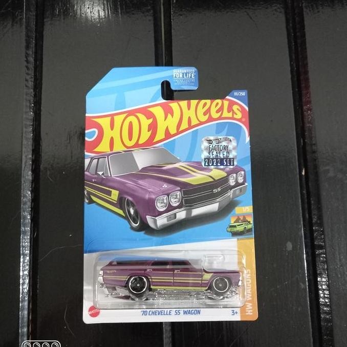 Hotwheels 70 Chevelle SS Wagon Kroger Recolor Us Card Factory Sealed