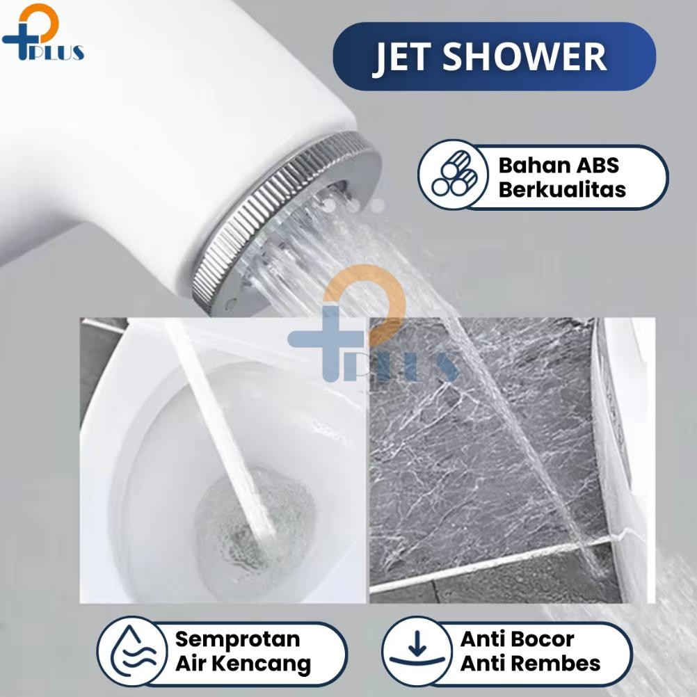 Original [ Pplus ] Jet Shower Kloset Toilet Closet Cebok Wc Semprotan Duduk Kamar Mandi Gratis Ongki