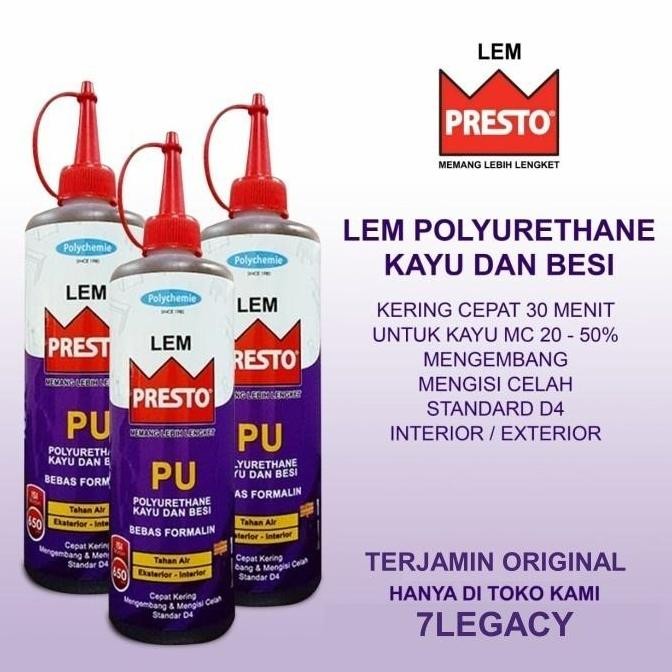 populer] Lem Presto PU/ Lem kayu PU