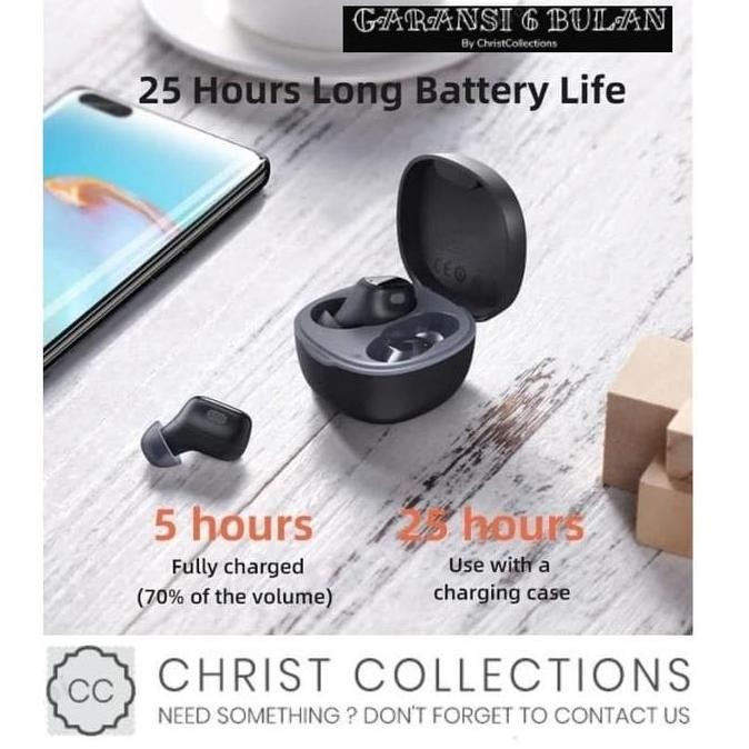 Baseus True Wireless Bluetooth Earphone Mini Earbuds Headset Tws Wm-01 Original