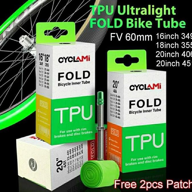 Promo Cyclami Ban Dalam Seli Sepeda Lipat 16inch 18inch 20inch COD