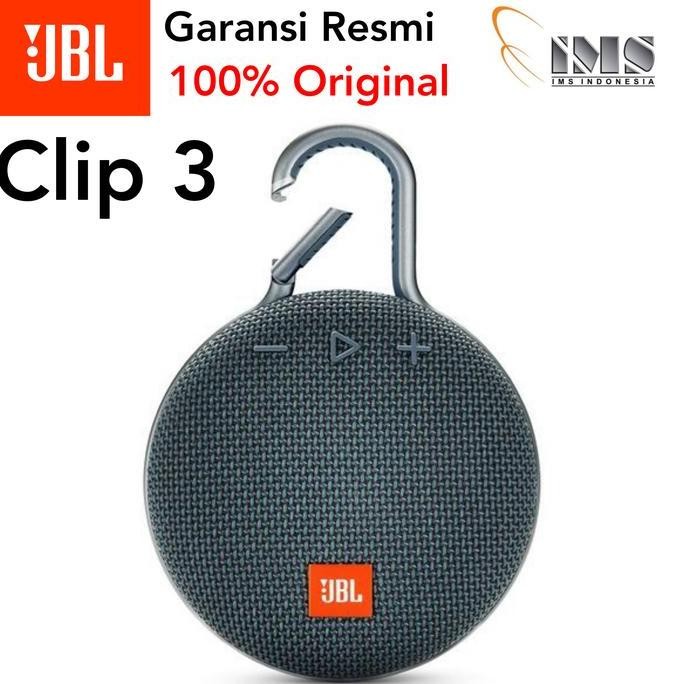Original JBL Clip 3 IMS Garansi Resmi Speaker Bluetooth Salon Spiker