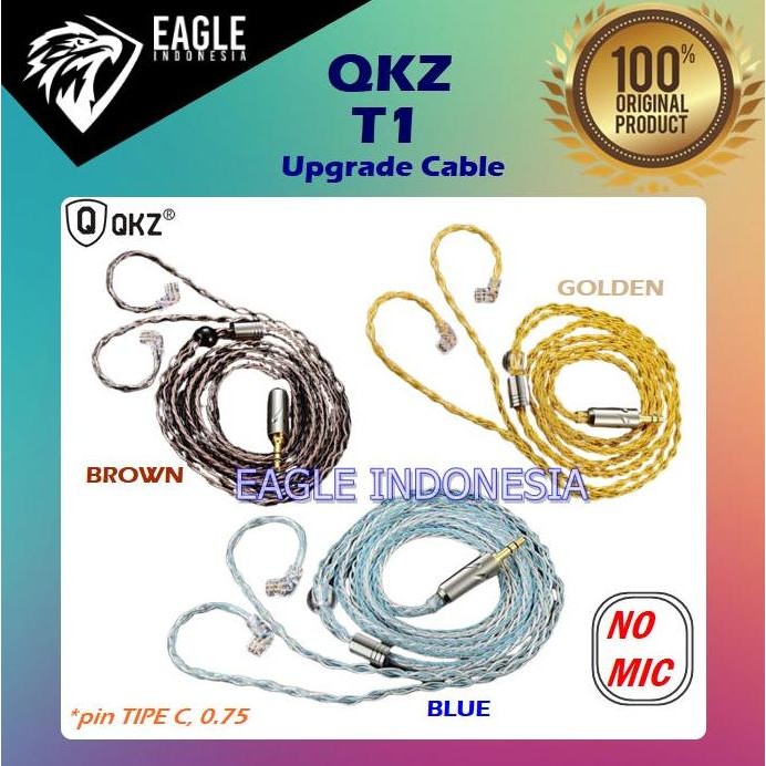 Qkz T1 Kabel Upgrade 200 Cores 8 Strand Qdc For Kz Qkz Trn Original