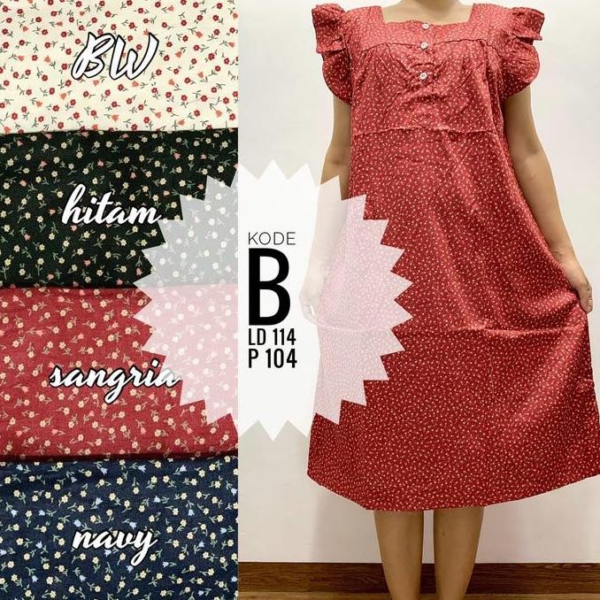 Daster Geber Original Gold Katun Jepang Lokal Busui Bumil