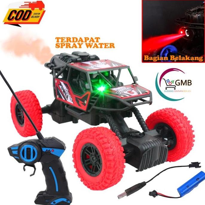 DI100 >> MAINAN ANAK MOBIL RC NITRO SPRAY PR-17732 MOBIL REMOTE OFFROAD NITRO KELUAR ASAP 1:16