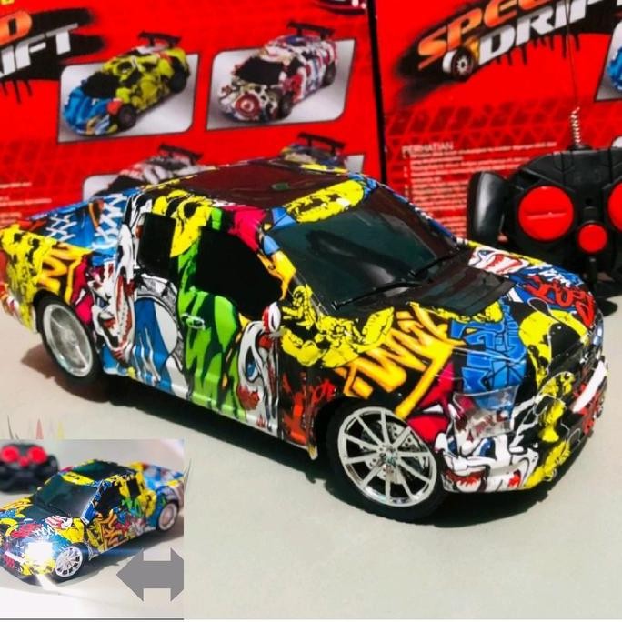 DE30 - mainan Rc mobil abstrak speed drif racing mobil mobilan anak remote control Lampu