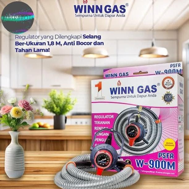 Terbaik Regulator Selang Paket Winn Gas Psfr W-900M 100% Ori