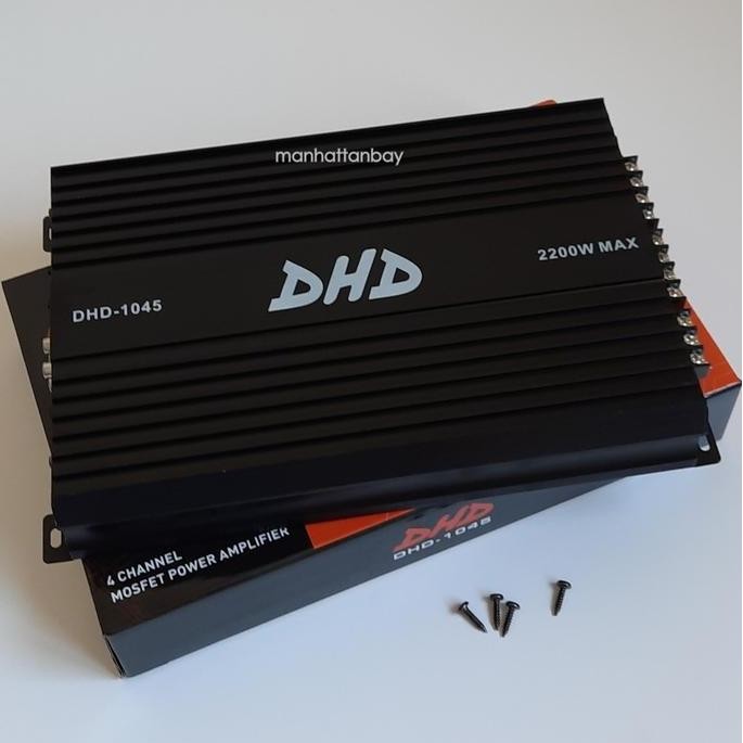 TERBARU - Power Amplifier Mobil 4 Channel DHD-1045