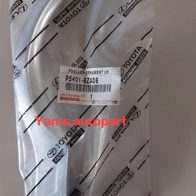 BEBAS ONGKIR - garnish moulding chrome ring foglamp avanza veloz 2016-2018 original