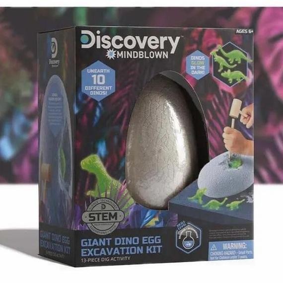 TERBARU - Discovery Mindblown Dinosaur Excavation Jumbo Egg