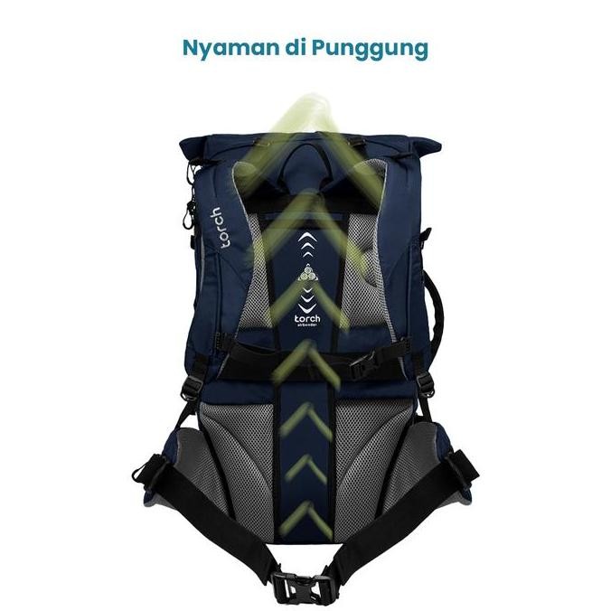 Torch Tas Ransel - Travel Backpack Anti AIr Fujisawa