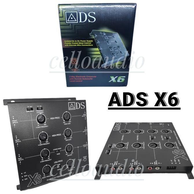 PROMO - Crossover Aktif ADS X6 3 Way Crossover Mobil ADS X6