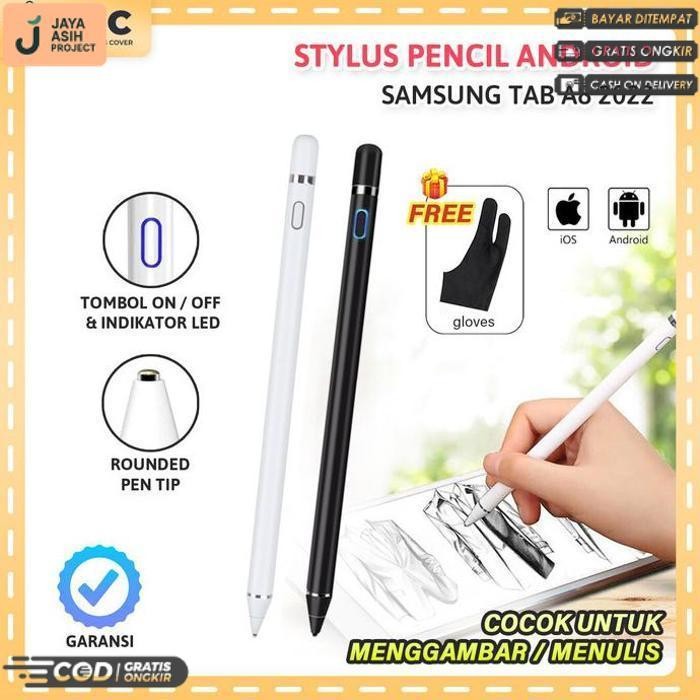Berkualitas Pencil For Samsung Galaxy Tab A8 2022 Stylus Pen Android Universal - Hitam Berkualitas