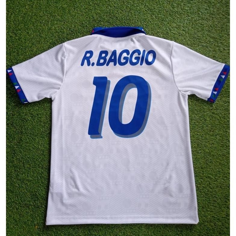 Jersey Retro Italy Away 1994 World Cup Vintage Classic Jersey Blokecore