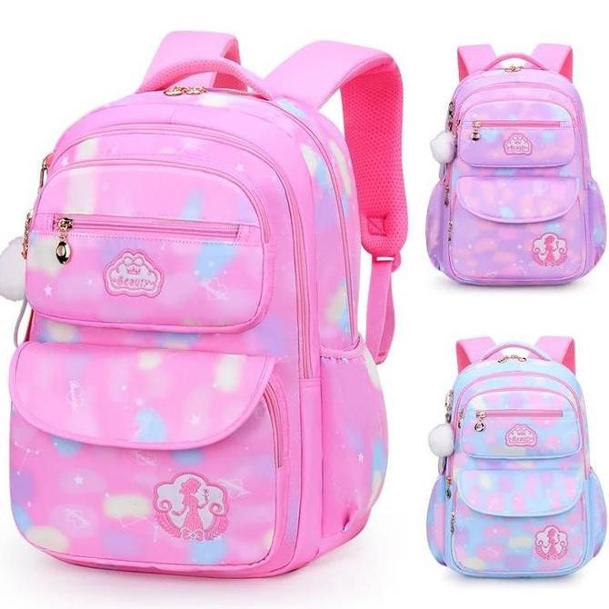 TAS SEKOLAH ANAK PEREMPUAN ANTI AIR TAS RANSEL ANAK TAS PUNGGUNG WANITA