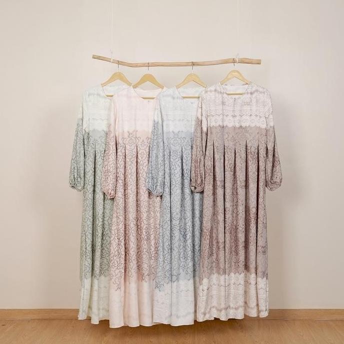 Baju Gamis Abaya Lebaran Terbaru Dress Muslim Syari Wanita Baju Gamis Acara Pesta Kondangan Pernikah