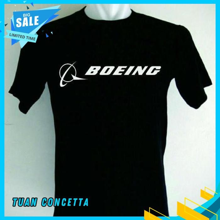 KAOS TSHIRT BAJU SECURITY MURAH DISTRO BOEING PESAWAT TERBANG MASKAPAI BANDARA POLOS CUSTOM INDONESI