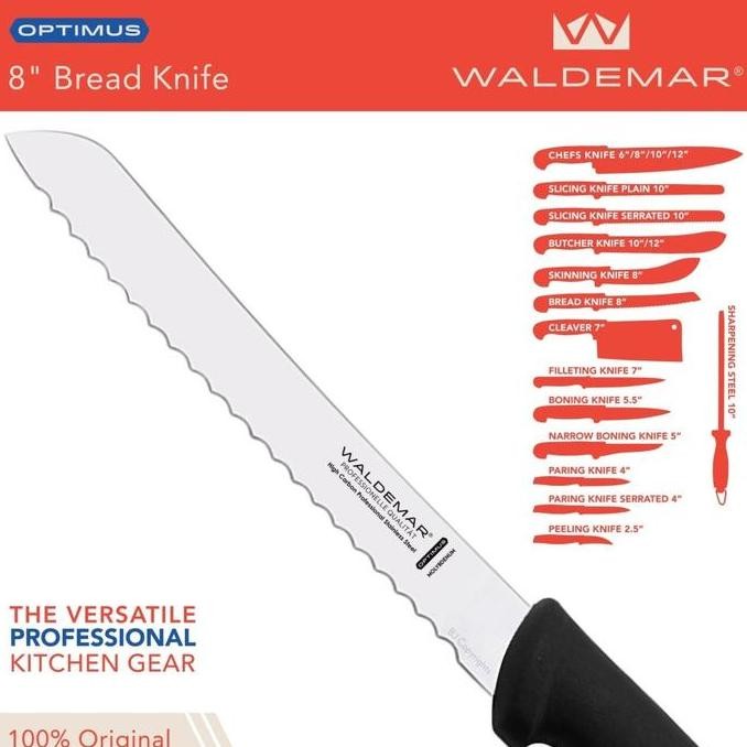 Pisau Roti Cake Waldemar Bread Knife Original