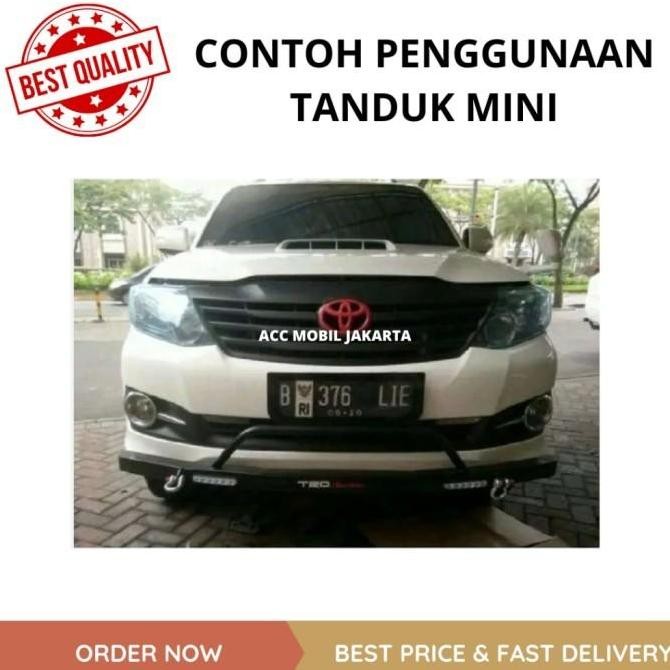 TANDUK DEPAN MINI RUSH TERIOS LAMA - 2017 BESI PENGAMAN BUMPER DEPAN