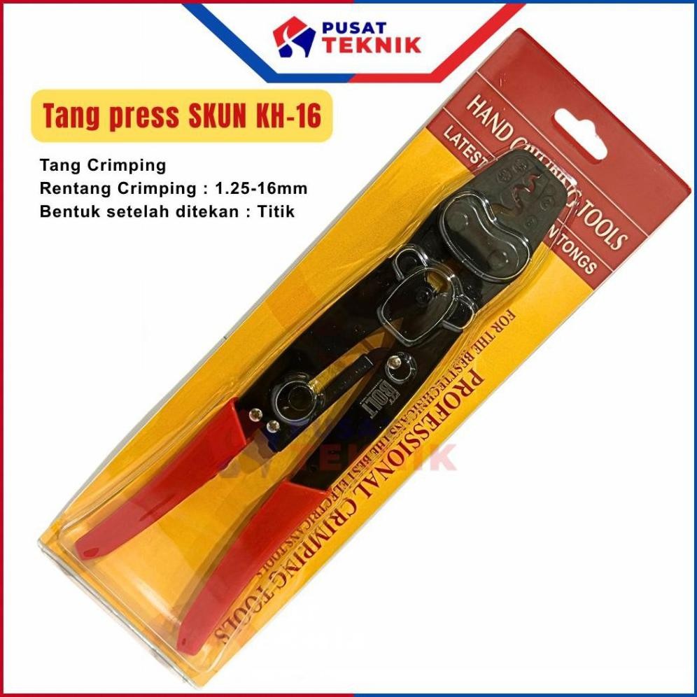Tang Crimping Skun HS-16 Tang press Skun 1.25-16mm Crimping Tool HS-16 KH-16