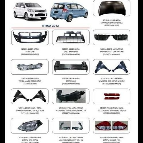 Bemper bumper depan erta r3 nhf