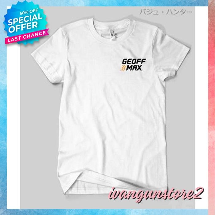 KAOS TSHIRT BAJU OBRAL MURAH COMBED 30S DISTRO GEOFF MAX 2 POLOS CUSTOM INDONESIA PRIA WANITA UNISEX