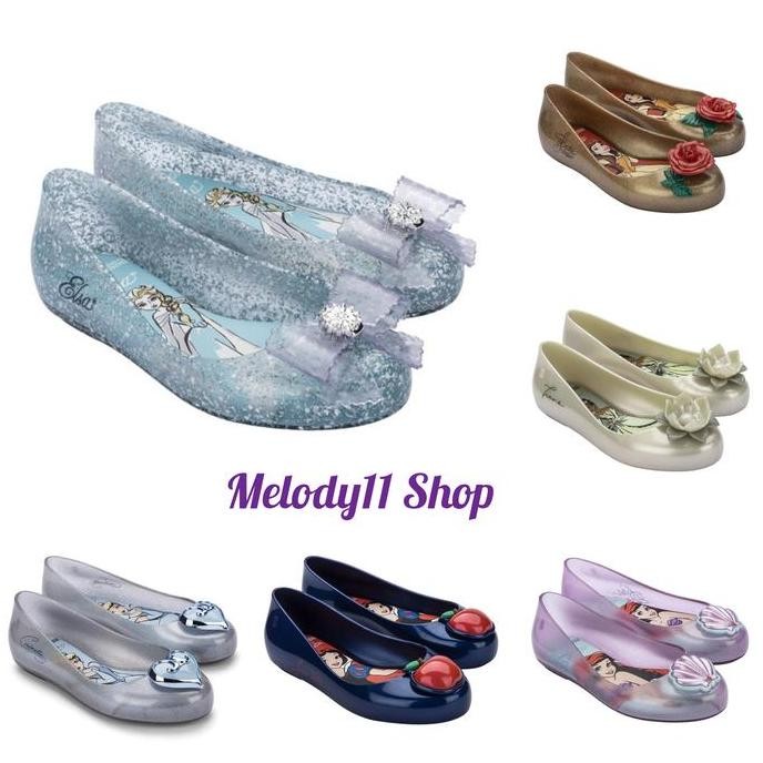 Sepatu Anak Teen Minimelissa Disney Princess Frozen,Jelly Mini Melissa