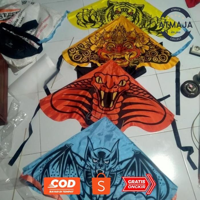 Eh76 TC21 layangan kain 1 biji/layangan pantai/layangan dua dimensi/layangaan sablon/layangan hias H