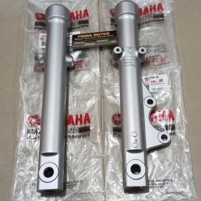TABUNG SHOCK RX KING NEW SILVER SET TABUNG SHOCK DEPAN RX KING NEW ORI