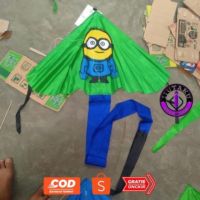 TR21 TC21 layangan kain 1 biji/layangan pantai/layangan dua dimensi/layangaan sablon/layangan hias H