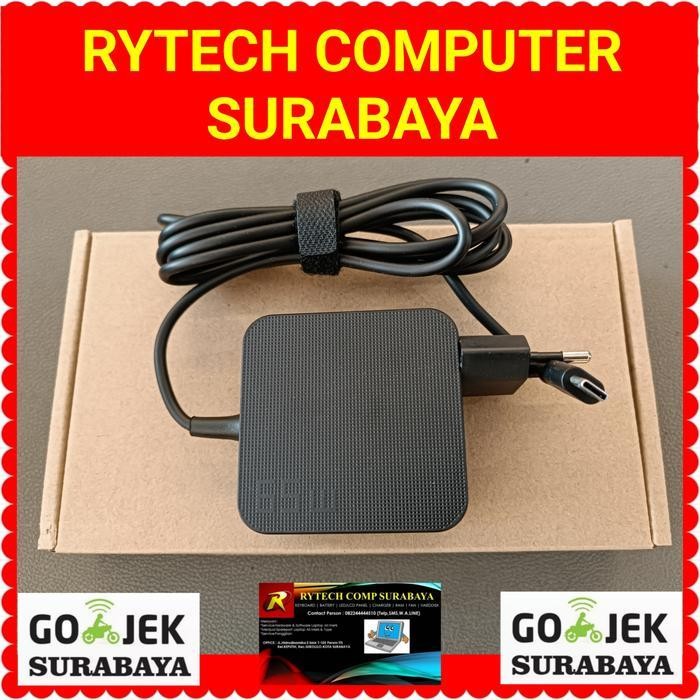 Original Adaptor Charger Asus Zenbook Duo 14 UX482EAR UX482EA UX482E UX482 TYPE C 65W