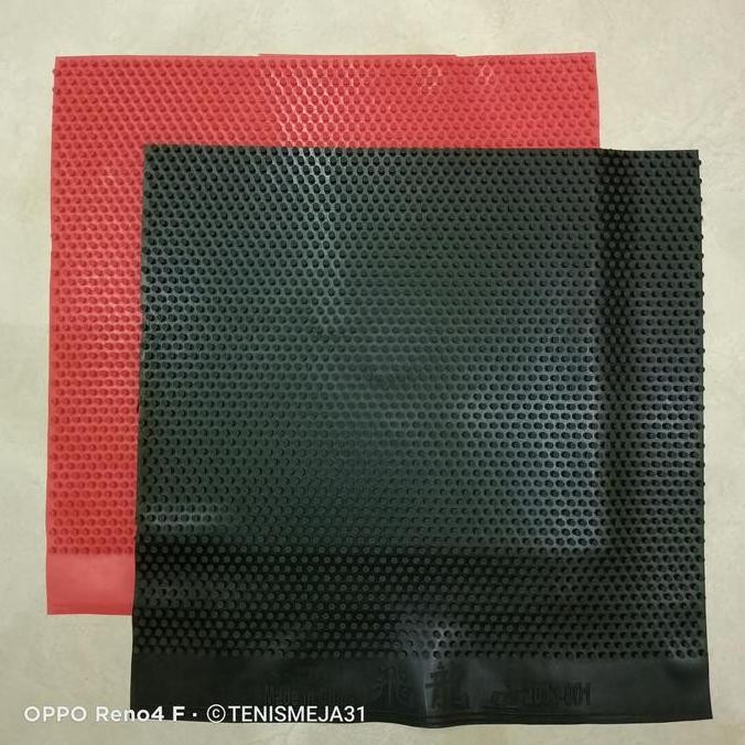 Saviga Fei Lung Karet Pingpong Tenis Meja Bintik Panjang Bertahan Proses Pabrik