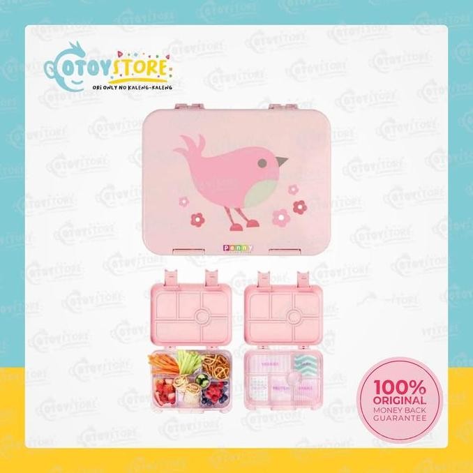 Terbaik Penny Scallan Large Bento Box / Kotak Makan Bekal Anak Penny Scallan 100% Ori