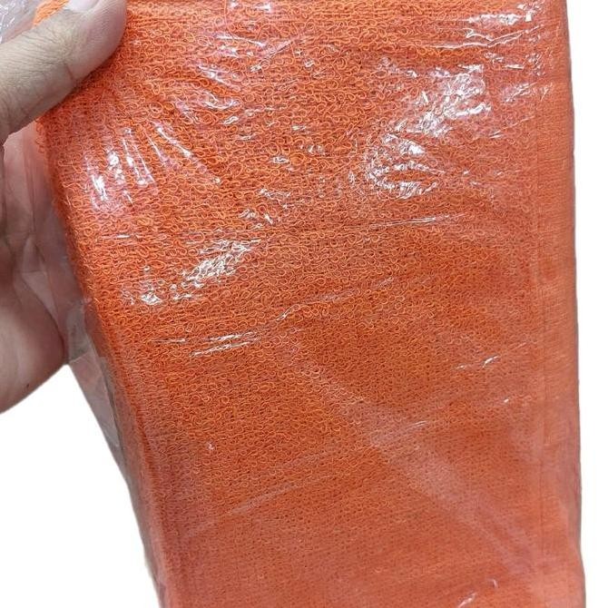 handuk salon orange 1 lusin ukuran 30 x 70 cm